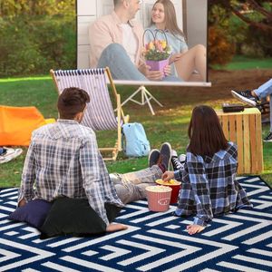 Alfombra Moderna Reversible para Exteriores, Impermeable, de Plástico y Paja, para Patio, RV y Jardín, en Oferta para Decoración de Exteriores - Product Image 5