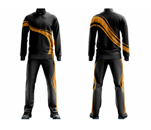 OEM Sublimation Track <b>Suit</b> Polyester <b>Jogging</b> <b>Suit</b> for Men Women Athletic Wear Manufacturer - Product Image 4