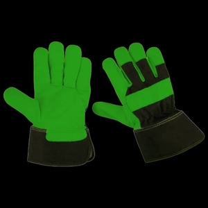 Gants de sécurité en cuir de mouton de qualité supérieure, anti-vibration, respirants, résistants à l'abrasion, confortables et robustes - Product Image 2