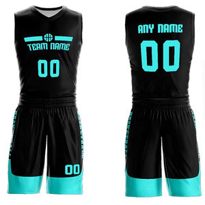 Tenue de basket-ball à séchage rapide, couleur personnalisée, ensemble de maillots de sport d'équipe - Product Image 5