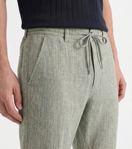 Pantalones de Verano Ligeros de Cintura Media para Hombre Stripped Lenin ODM - Product Image 4