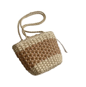 Bolsos de Diseño Modernos para Mujer, Bolsos de Mano Tejidos con Cuerda de Papel, Bolsos de Playa de Macramé - Product Image 1