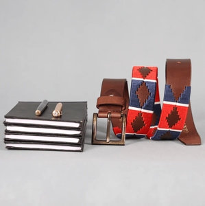 Ceinture en cuir marron brodée personnalisée 2025 pour homme et femme avec boucle en alliage – Design éco-responsable sur mesure - Product Image 5