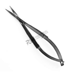 High Quality Spring Scissors Ceramic Stainless Steel Blade Dull Finish <b>Nail</b> Care Cuticle Manicure Beauty Manicure Scissors - Product Image 2