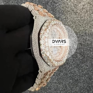 Reloj de Pulsera Ejecutivo Sofisticado con Movimiento de Cuarzo, Resistente al Agua, Caja de Aleación, Cristal de Zafiro, Color D, VVS1, Moissanita - Product Image 2