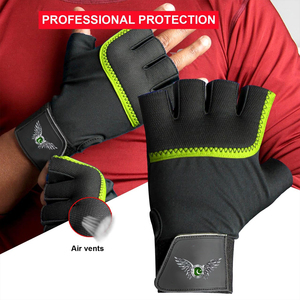Gants de musculation personnalisés avec logo OEM, gants d'entraînement de fitness avec support de poignet pour hommes et femmes, vente en gros de gants d'entraînement - Product Image 4