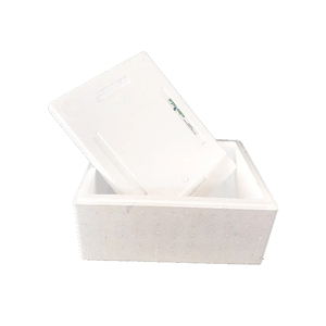 Recyclable and Lightweight Eco-Friendly 13 Liters Volume Thermal Insulated EPS Styrofoam Box with Lid for Cold <b>Chain</b> Logistics - Product Image 1