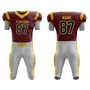 Uniforme de Fútbol Americano Personalizado 2026 |   Camiseta de Fútbol Unisex de Manga Corta |   Logotipo Personalizado Impreso Transpirable de Secado Rápido en Color - Product Image 5