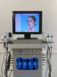 Kwaliteitscertificering 18 In 1 Diamant Microdermabrasie Machine Met Zuurstof Infusie Aqua <span class=keywords><strong>Peel</strong></span> Voor Het Reinigen Van De Huid Rimpel Verwijderen - Product Image 5