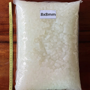 Fresh Nata De Coco <b>Cubes</b> 8x8 mm Size Ready To Use Jelly Cream of Coconut Raw Syrup Vietnam Bulk Packed 1kg Bag 99 Gold Data - Product Image 1