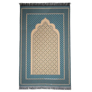 Alfombras de Oración Islámicas de Alta Calidad al por Mayor para Viajes y Uso Doméstico, Tela Suave y Cómoda, Antideslizante, Precio Bajo - Product Image 4