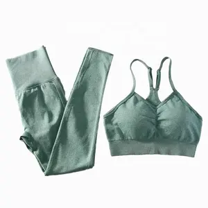 Set di abbigliamento Yoga di alta qualità e Set di reggiseno a vita alta personalizzato Set sportivo per SWS-YS-007 Fitness