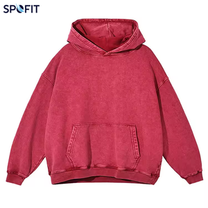 เสื้อฮู้ดดี้ปักลายบาติกแบบสวมหัว คอซิป 1/4  ผ้าฝ้าย 100% หนัก 300 กรัม ทรงหลวม ใส่ได้ทั้งชายหญิง สไตล์สตรีทแวร์  คอลเลคชั่นใหม่ ฤดูใบไม้ร่วง-ฤดูหนาว - Product Image 6