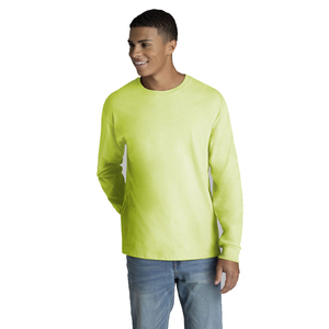 เสื้อยืดแขนยาวผู้ชายผ้าฝ้ายเนื้อนุ่มพิมพ์โลโก้แบบกำหนดเองคุณภาพพรีเมียมระบายอากาศได้ดีสไตล์ลำลองสตรีทแวร์ - Product Image 4