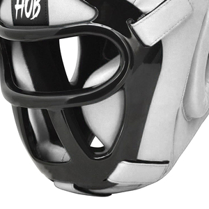 Protector de Cabeza para Boxeo HOB, de Cuero PU, para Adultos, Unisex, para Entrenamiento Deportivo, Azul Gris - Product Image 2