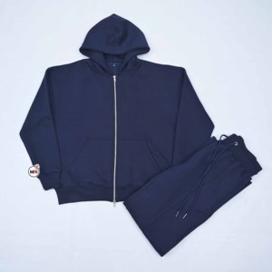 MRI <b>Mens</b> <b>Navy</b> Blue Sweatpants Elastic Waist Drawstring Casual Midweight Knitted Autumn <b>Joggers</b> With Logo On Waist with OEM Logo - Product Image 5
