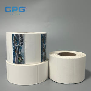 Suministro Directo de Fábrica, Muestras Gratis, Etiqueta Térmica para Códigos de Barras 3"x5", Rollo de Papel de Etiquetas Térmicas para Pedidos en Línea y en Plataformas de Compras - Product Image 1