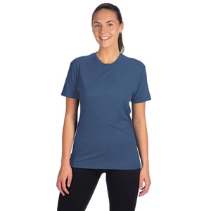 เสื้อยืดคอกลมทรงพอดีตัวสำหรับผู้หญิง Next Level Apparel รุ่นพรีเมียม ผ้าซูเอ็ด พร้อมป้ายยี่ห้อส่วนตัว สีพื้น คุณภาพแบรนด์ เสื้อยืดผู้หญิง - Product Image 1