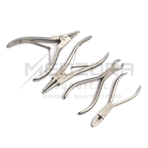 Professional Stainless Steel Body Piercing Kit <b>Precision</b> Grip Ring Opening & Closing Forceps Manual Piercing <b>Tools</b> Set - Product Image 6