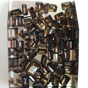 Natural Smoky Quartz 7x5MM Octagon Best Quality Loose Gemstone For Jewelry Making - Product Image 4