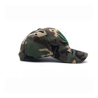 Gorra de Béisbol Blanca de 6 Paneles con Bordado de Hoja de Marihuana Verde, Unisex, Ajustable, Informal, de Tela Twill