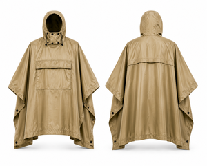 Poncho de pluie imperméable et coupe-vent pour adulte, taille unique, conçu pour l'escalade et les activités de plein air - Product Image 2