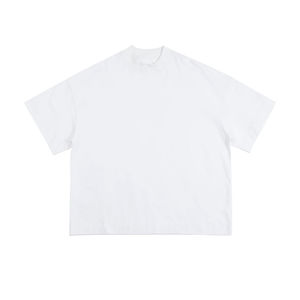 Camisetas HSI Extra Grandes Negras Lisas de Corte Holgado al por Mayor, Camisetas Casuales para Hombre Hechas en Pakistán de Secado Rápido 100% Algodón - Product Image 4