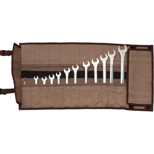 Durable Cotton Canvas <b>Tool</b> <b>Roll</b> <b>Bag</b> Breathable Motorcycle Wrench Organizer Multi Pocket Portable Repair Pouch for Mechanics - Product Image 1