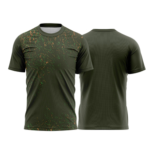 Maillot de football sublimé à col rond et manches courtes, personnalisable avec nom d'équipe et marque, service OEM, séchage rapide, respirant, léger, 100% coton - Product Image 4