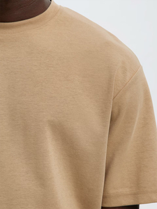 T-shirt à manches courtes pour homme adulte, couleur personnalisée, coupe ajustée, col rond, en coton, style streetwear, t-shirt pull pour homme adulte - Product Image 6