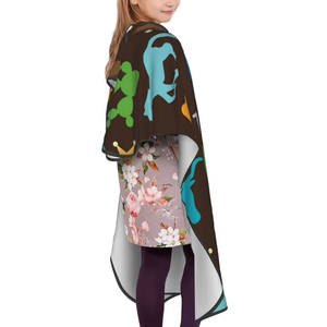 Capa de Barbero para Niños al por Mayor, Diseño de Alta Calidad, Capa de Corte para Salón, Logotipo Personalizado, ODM, Novedad 2026 - Product Image 2