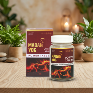Comprimés à base de plantes Madan Yog, mélange botanique ayurvédique, formule traditionnelle de bien-être naturel, complément alimentaire à base de plantes pour la vitalité masculine - Product Image 5