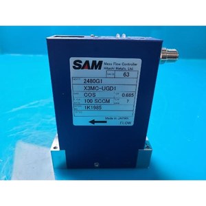 Controlador de Flujo Másico Hitachi 2480G1 X3MC-UGD1 COS 100SCCM Usado Como Está, Piezas de Equipos Semiconductores Legados - Product Image 6