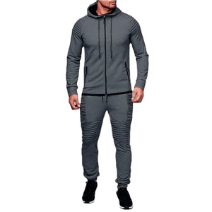 Nuevo conjunto de hombre primavera otoño Hombre Ropa Deportiva conjuntos de 2 piezas traje deportivo chaqueta + pantalón chándal masculino Asia Size6XL 7XL 8XL - Product Image 6