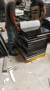 Monuments en granit de couleur noire naturelle, monument en granit élégant pour commémorer les êtres chers - Product Image 4