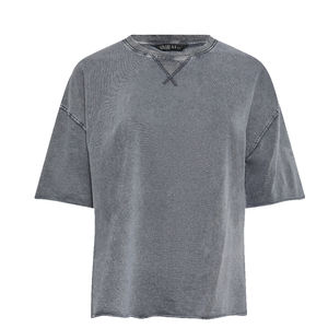 Camiseta Casual 100% Algodón con Logotipo Personalizado, Camiseta Oversize con Lavado Ácido para Hombre y Mujer / Camiseta Bordada con Diseño Personalizado Unisex - Product Image 6