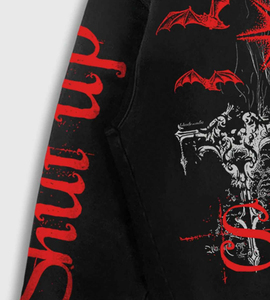 Sweat à capuche personnalisé avec logo, en molleton de coton, coupe ample, imprimé en sérigraphie - Product Image 4