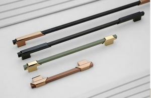 Aluminum Steel Furniture Handles Kitchen Bedroom Warehouse <b>Cabinets</b> Drawer Pulls Durable Modern Hardware Interior Exterior Grip - Product Image 3