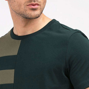 เสื้อยืดคอกลมพิมพ์ลายสีพื้นคุณภาพสูงสำหรับผู้ชาย ขายตรงจากโรงงาน - Product Image 4