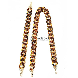 Cadena de resina hecha a mano, joyería de moda, elegante collar de resina colorido, ligero, duradero, moderno para mujeres y niñas Tradebyd - Product Image 2
