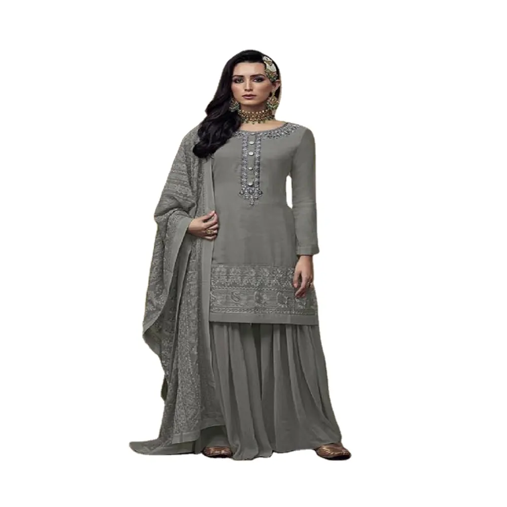 2021 New Designer Embroidery Work Heavy Women Shalwar Kameez Short Frock in Functions and Weddings for Ladies India & Pakistan