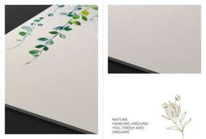 Carreaux de porcelaine de grande taille de qualité supérieure 60X120CM 600X1200MM 24X48IN Surface élégante Idéal pour les intérieurs modernes résidentiels et commerciaux - Product Image 5