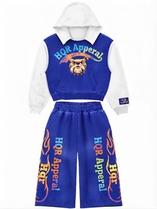 HQR Apparel Acid Wash <b>Tie</b> <b>Dye</b> Winter Eco-Friendly Unisex Tracksuit <b>Set</b> Hoodie Pants Full Sleeve Front Logo Streetwear Sportswear - Product Image 5