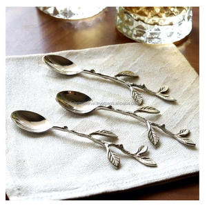 100% Precio barato Cuchara de latón Tenedor de fruta con resina Uso DE BODA Cubiertos Producto La mejor calidad Más vendidos - Product Image 2