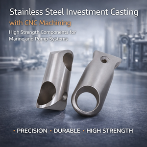 การหล่ออะลูมิเนียมด้วยวิธีอินเวสเทจเมนท์คาสติ้ง การตัดเฉือนด้วยเครื่อง CNC ชิ้นส่วนที่มีความแข็งแรงสูง ระบบปั๊มทางทะเล ได้รับการรับรองมาตรฐาน ISO 9001:2015 และ RoHS - Product Image 3