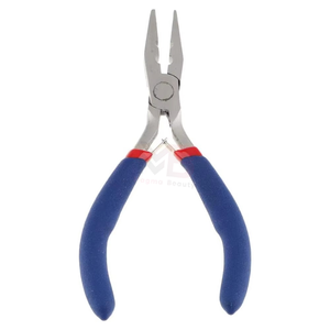 Outils d'extension de cheveux à fixation forte, couleur personnalisée, acier inoxydable, poignée bleue, pour l'installation et le retrait - Product Image 1