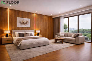 พื้นไวนิลลายไม้เวียดนาม ATTFloor Stone Core พร้อมการรับประกัน 5 ปี กันน้ำ เป็นมิตรกับสิ่งแวดล้อม ออกแบบมาเพื่อการใช้งานภายในอาคารสมัยใหม่ - Product Image 6