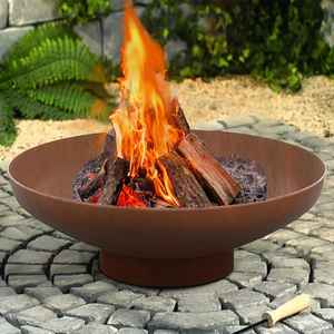 Cheminée extérieure en acier, poêle à bois, chauffage de patio, foyer de jardin, poêle à foyer, chauffage de camping pour cour arrière - Product Image 6