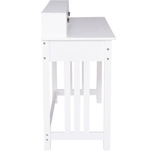 Home Office 4-Drawer Writing Desk Computer <b>Study</b> <b>Table</b> - Product Image 5