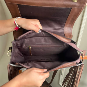 Hot Selling Luxury High Quality 2025 Designer Hand Tooled Leather Crossbody <b>Bag</b> Genuine Cowhide Leather <b>Shoulder</b> <b>Bag</b> for Women's - Product Image 6